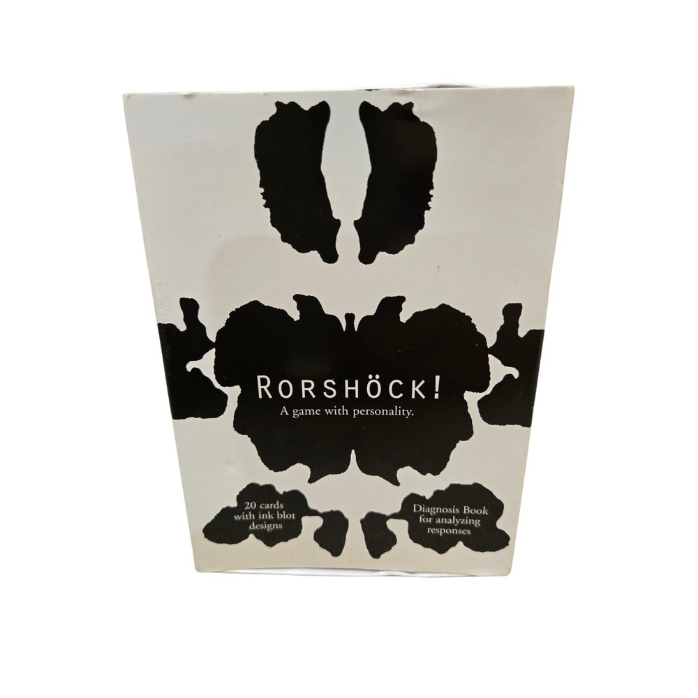 Rorshock‎ Personality Ink Blot Game "What Do You See" Trivia-The Imagineering Co